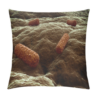 Personality  Microbes Attacking A Tissue Pillow Covers