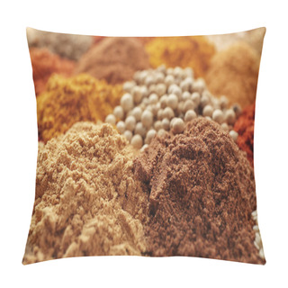 Personality  Heaps Of Different Spices Pillow Covers