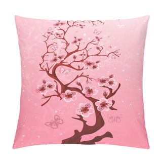 Personality  Blossoming Tree. Pillow Covers