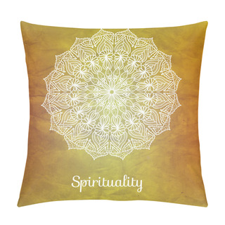 Personality  Ornamental Mandala Background Pillow Covers