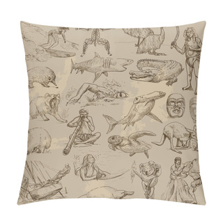 Personality  Australia And Oceania Pillow Covers