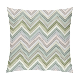 Personality  Seamless Olive Multicolor Horizontal Fashion Chevron Pattern Pillow Covers