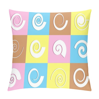 Personality  Spirals Pillow Covers