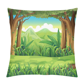 Personality  The Green Forest Pillow Covers