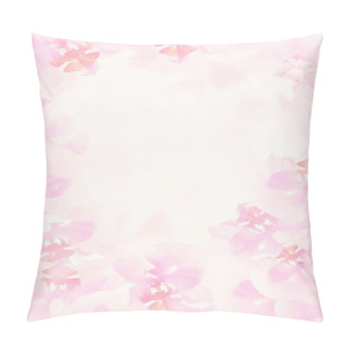 Personality  Decorative Ring Of Orchids Pillow Covers