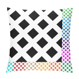 Personality  Grid, Mesh, Squares Patterns Set Pillow Covers