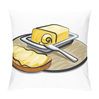 Personality  Butter With Sandwich Pillow Covers