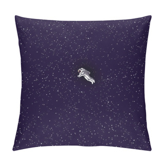 Personality  Astronaut In Open Space Pillow Covers