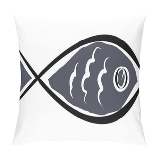 Personality  Fish Sketch Pillow Covers