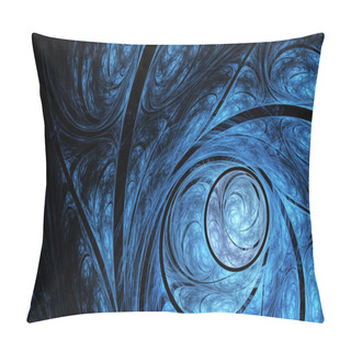Personality  Split Nautilus Seashell Showing Inner Float Chambers, Fractal Spiral Pillow Covers