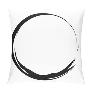 Personality  Circular Grungy Grunge Circle Frame / Splatter, Splash Effect Is Pillow Covers