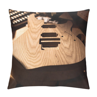 Personality  Body Of An Electric Guitar  Pillow Covers