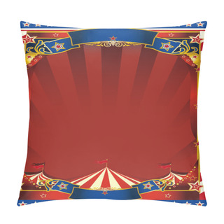 Personality  Vintage Circus Background Pillow Covers