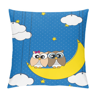 Personality  Owls Couple Pillow Covers