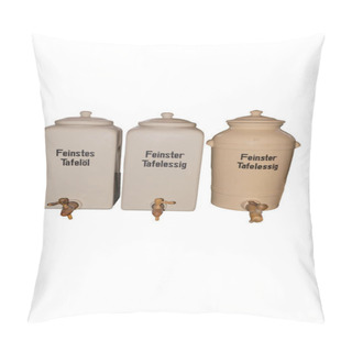 Personality  Three Earthen Pot With Inscription    Pillow Covers
