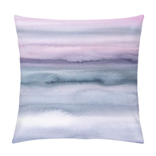 Personality  Purple And Grey Hand Painted Background. Abstract Watercolor Background. Ink Illustration. Watercolor Wash Texture.  Pillow Covers