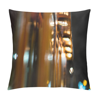 Personality  Ship Lighting Of A Classic Wooden Ship Pillow Covers