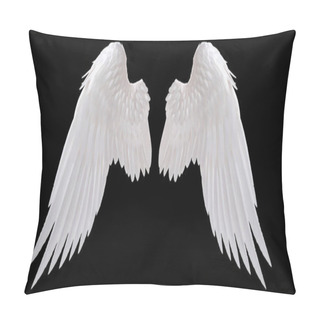 Personality  White Angel Wings Pillow Covers