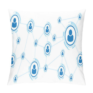 Personality  Communication Background Pillow Covers