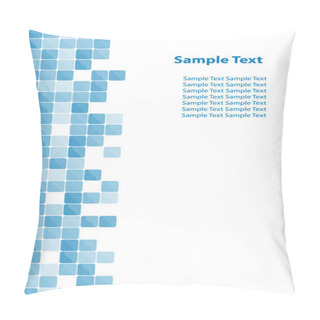 Personality  Colorful Mosaic Background. Vector-Illustration Pillow Covers
