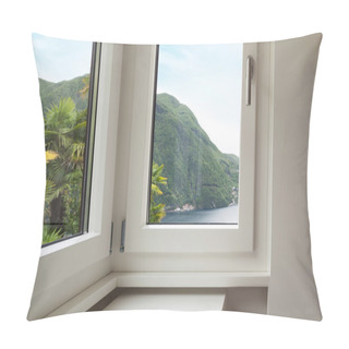 Personality  Interior, Windows Overlooking Pillow Covers