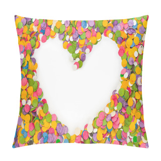 Personality  Heart Shape Confetti Pillow Covers