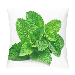 Personality  Mint Leaf Close Up  Pillow Covers