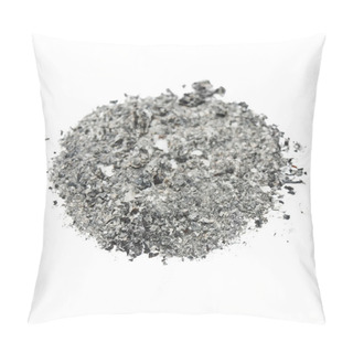 Personality  Ash Isolated On White Background, Texture Pillow Covers