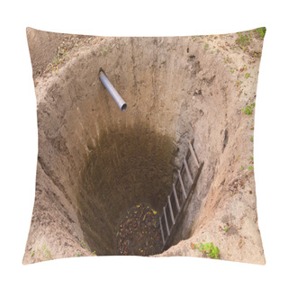 Personality  Sewage Hole Pillow Covers