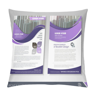 Personality  Business Brochure Design Pillow Covers
