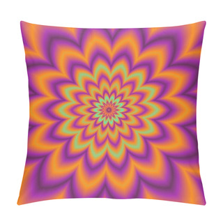 Personality  Psycho Floral Pattern Generated Texture Pillow Covers