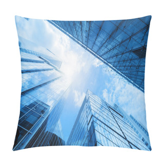 Personality  Modern Business Skyscrapers Pillow Covers