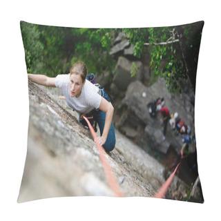 Personality  Female Climber Pillow Covers