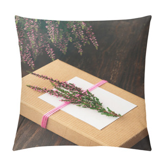 Personality  Gift With Heather Flowers Pillow Covers