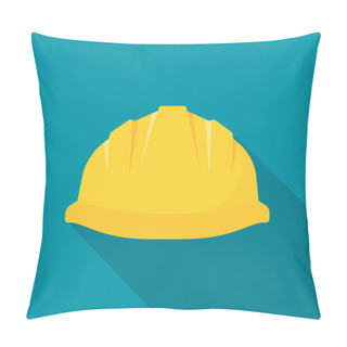 Personality  Construction Helmet. Yellow Safety Hat Pillow Covers