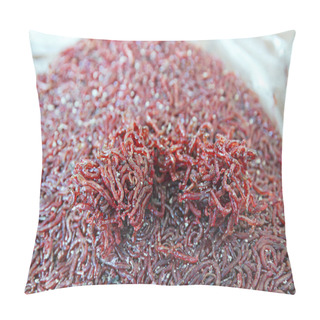 Personality  Frozen Blood Lath For Feeding Fish Pillow Covers