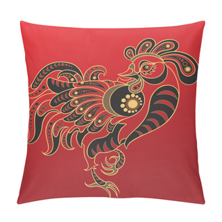 Personality  Year Of The Rooster. Chinese Horoscope Animal Sign Pillow Covers
