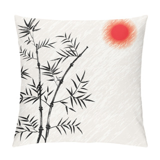 Personality  Bamboo. Pillow Covers