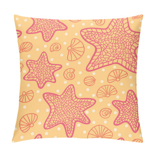 Personality  Star Fish Pattern Pillow Covers