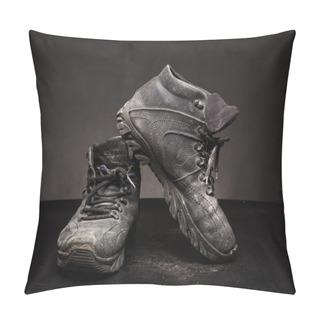 Personality  Old Worn Out Shoes Pillow Covers