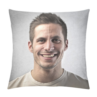 Personality  Portrait Of Handsome Man Pillow Covers