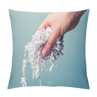 Personality  Hand With Shredded Paper Pillow Covers