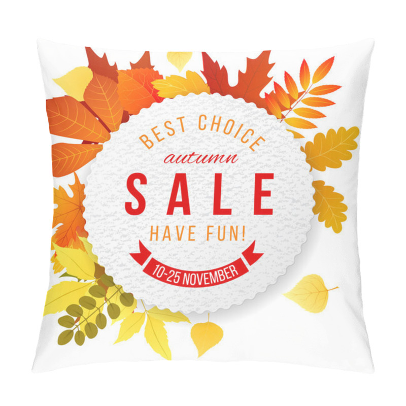 Personality  Autumn sales banner  pillow covers