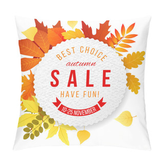 Personality  Autumn Sales Banner  Pillow Covers