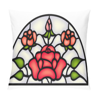 Personality  Red Roses Background Pillow Covers