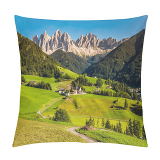 Personality  Santa Maddalena And Dolomites Mountain - Val Di Funes, Italy Pillow Covers