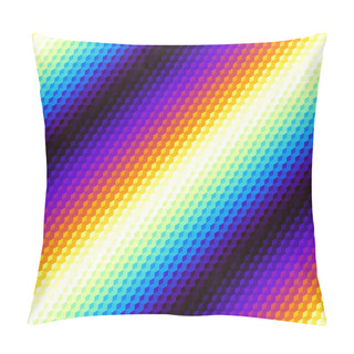 Personality  Abstract Seamless Textured Diagonal Gradient. Tileable Gradient Background, Vector Image. Pillow Covers