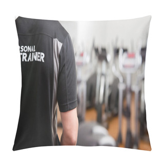 Personality  Personal Trainer At The Gym Pillow Covers