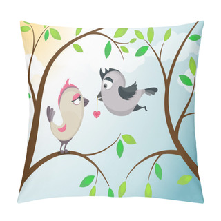 Personality  Love Birds. Pillow Covers