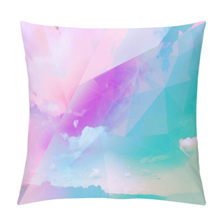 Personality  Dreamy Pink Sky Over The Fields In Yorkshire Dales, England. Pillow Covers